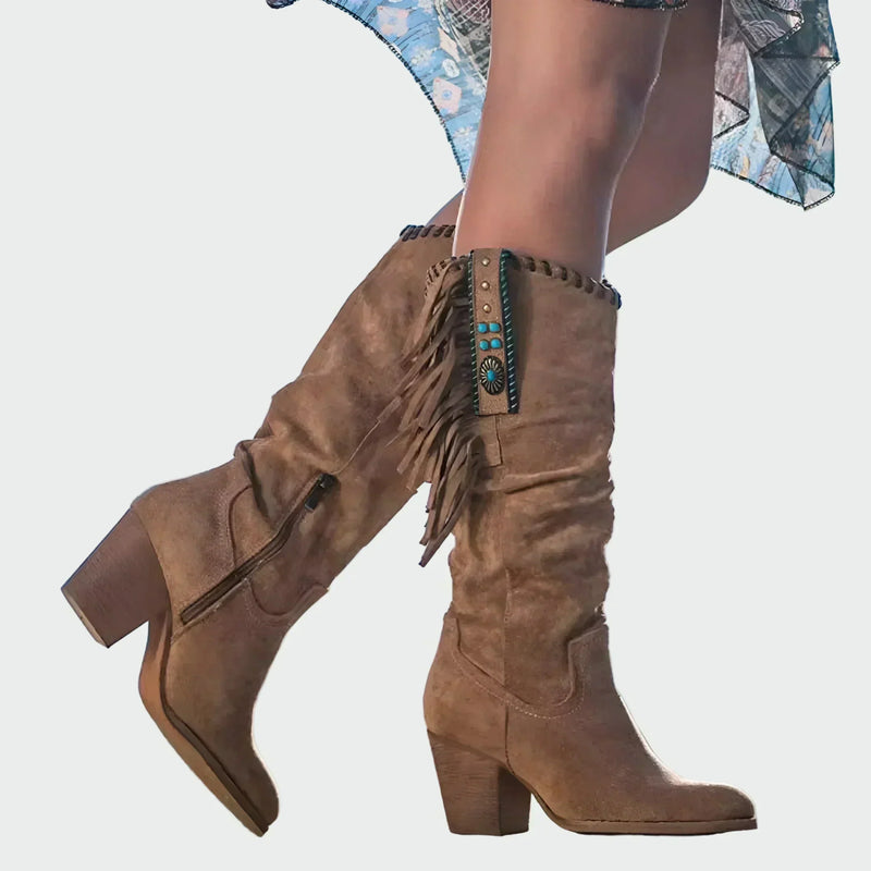 Edyta - Comfortable Leather Ankle Boots
