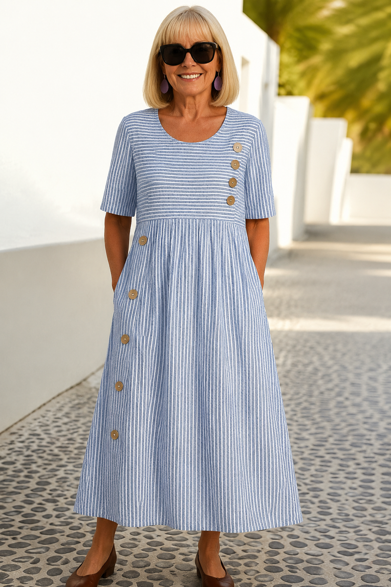 Sofia | Striped Summer Dress
