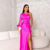 Izabela | One-Shoulder Elegant Evening Maxi Dress