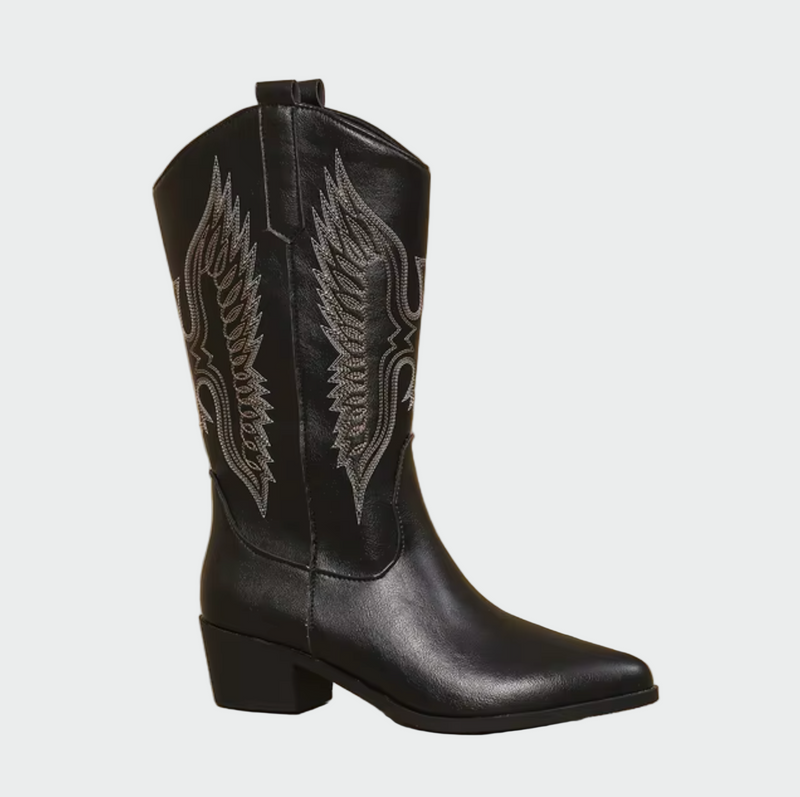 Elena - Western Cowboy Leather Boots