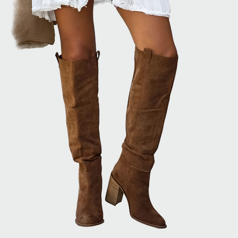 Magdaléna - Knee-High Leather Orthopaedic Boots