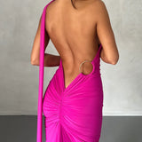 Arabella | Modern Sash Detail Maxi Dress