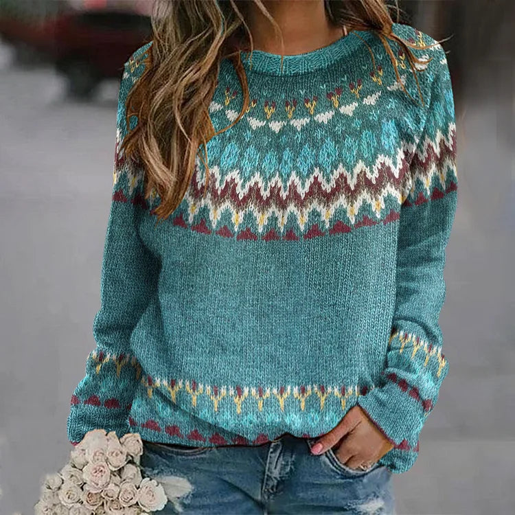 Carine | Vintage Knit Pullover