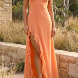 Alora | Women's Sleeveless V-Neck Maxi Summer Wedding Guest Dress