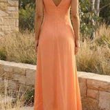 Alora | Women's Sleeveless V-Neck Maxi Summer Wedding Guest Dress