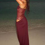 Brietta | Women's Sleeveless Lace Maxi Summer Dress
