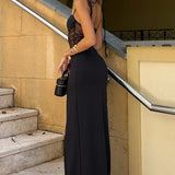 Brietta | Women's Sleeveless Lace Maxi Summer Dress