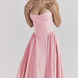 Calliope | Women's Sleeveless Structured Midi Summer Dress