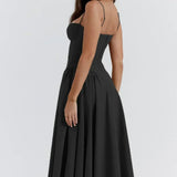 Calliope | Women's Sleeveless Structured Midi Summer Dress