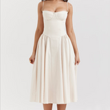 Calliope | Women's Sleeveless Structured Midi Summer Dress