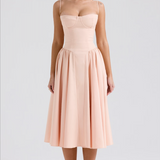 Calliope | Women's Sleeveless Structured Midi Summer Dress