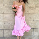Heather | Women's Sleeveless Twirl Midi Prom Dress
