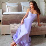 Heather | Women's Sleeveless Twirl Midi Prom Dress