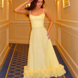 Heather | Women's Sleeveless Twirl Midi Prom Dress