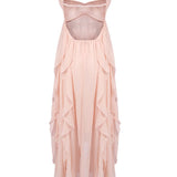 Imogen | Women's Strapless Ruffled Maxi Wedding Guest Dress