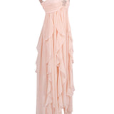 Imogen | Women's Strapless Ruffled Maxi Wedding Guest Dress