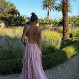Imogen | Women's Strapless Ruffled Maxi Wedding Guest Dress