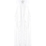 Imogen | Women's Strapless Ruffled Maxi Wedding Guest Dress