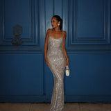 Jessica | Women's Radiant Sequin Maxi Prom Dress