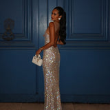 Jessica | Women's Radiant Sequin Maxi Prom Dress