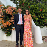 Maeve | Women's Floral Sleeveless Cut-Out Maxi Wedding Guest Dress