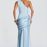 Ophelia | Women's One-Shoulder Maxi Wedding Guest Dress
