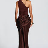 Ophelia | Women's One-Shoulder Maxi Wedding Guest Dress