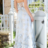 Paulena | Women's Floral Split Maxi Wedding Guest Dress
