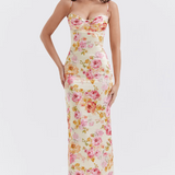 Selah | Women's Sleeveless Floral Maxi Summer Wedding Guest Dress