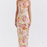 Selah | Women's Sleeveless Floral Maxi Summer Wedding Guest Dress