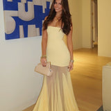 Melody | Women's Strapless Maxi Wedding Guest Dress