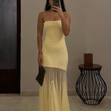 Melody | Women's Strapless Maxi Wedding Guest Dress