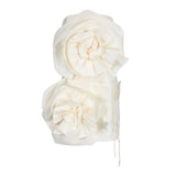 Anna | Women's White Strapless Mini Dress with Flower Details