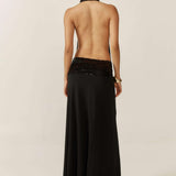 Senna | Women's Maxi Dress with Open Back and Sequin Details