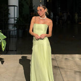Skyla | Women's Strapless Maxi Wedding Guest Dress