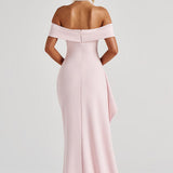 Belle | Bodycon Off-Shoulder Ruched Maxi Dress