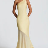 Megan | Layered Fluid Sculpted Bias-Cut Maxi Dress