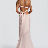 Megan | Layered Fluid Sculpted Bias-Cut Maxi Dress
