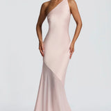 Megan | Layered Fluid Sculpted Bias-Cut Maxi Dress