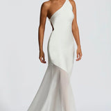 Megan | Layered Fluid Sculpted Bias-Cut Maxi Dress
