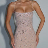 Luminara | Shimmering Refined Opulence Sculpted Maxi Dress