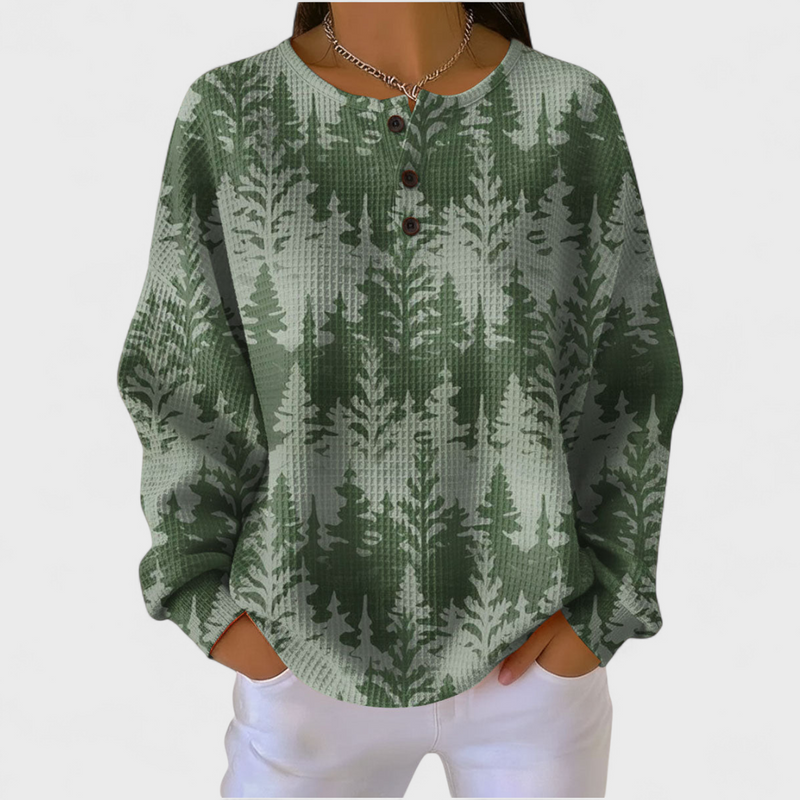 Margaux | Classic Tree Pattern Sweatshirt