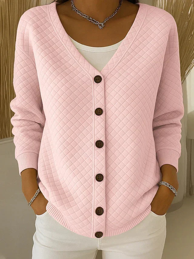 Janice - Elegant Textured Cardigan