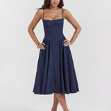 Amaria | Underwired Sweetheart Neckline Corset Midi Dress