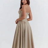 Amaria | Underwired Sweetheart Neckline Corset Midi Dress