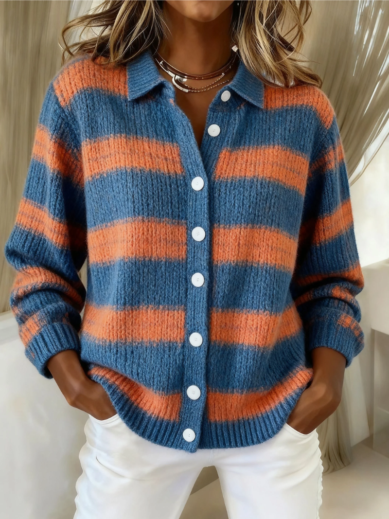 Sylvie | Striped Cardigan