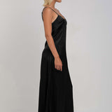 Camy | Black Cami Midi Dress