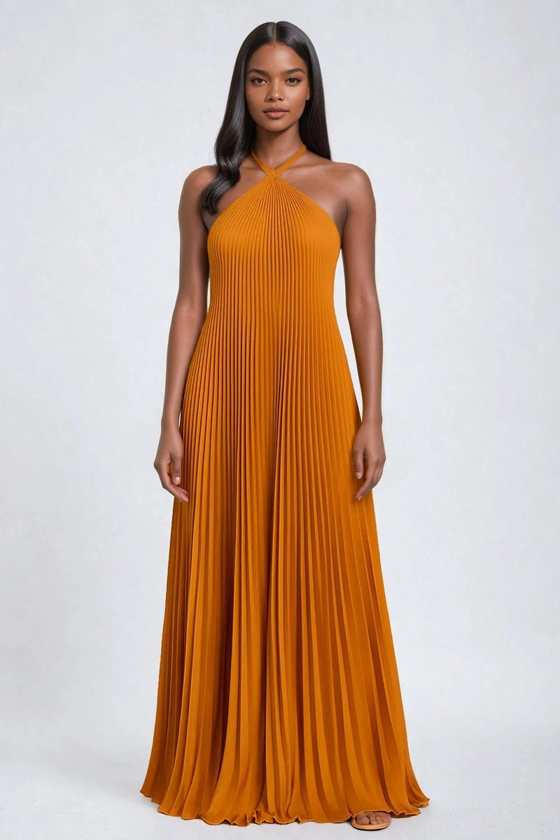 Selena | Timeless Sleek Silhouette Evening Maxi Dress