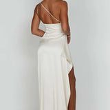 Grace | Elegant Long Slip GownSatin Maxi Dress
