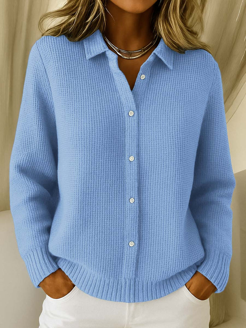 Sandrine | Textured Button Cardigan